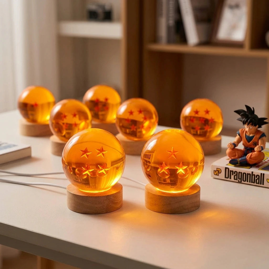 Lámpara de Esferas del Dragón: ¡Invoca la magia de Shenron en tu hogar!